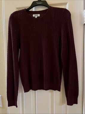 525 America Wine Color Crew Neck Sweater